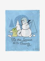 Star Wars The Mandalorian Bounty Season Throw Blanket