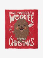 Star Wars Wookie Xmas Throw Blanket