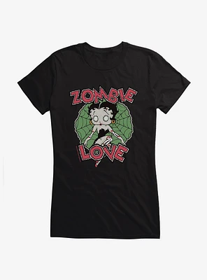 Betty Boop Zombie Love Girls T-Shirt
