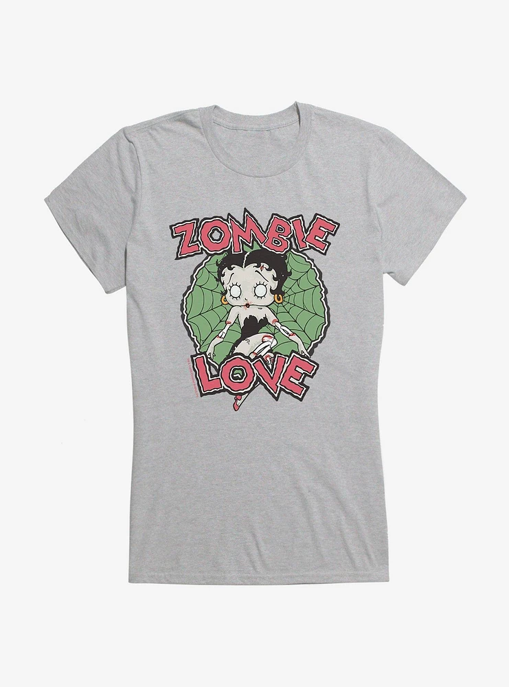Betty Boop Zombie Love Girls T-Shirt