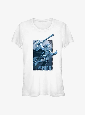 Marvel Thor: Love and Thunder Axe Leap Hero Girls T-Shirt