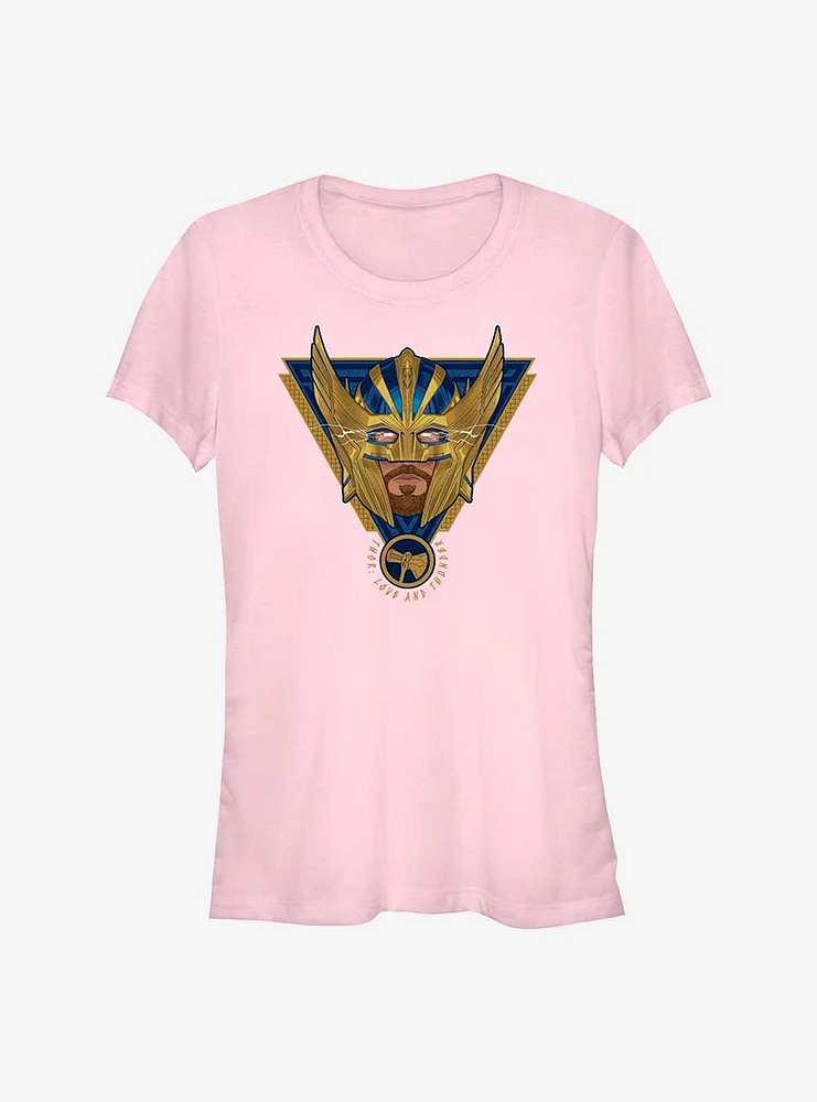 Marvel Thor: Love and Thunder Electric Triangle Badge Girls T-Shirt