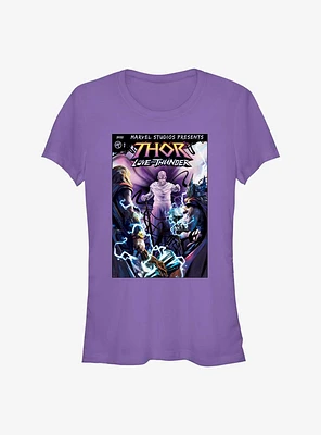 Marvel Thor: Love and Thunder Gorr Comic Cover Girls T-Shirt