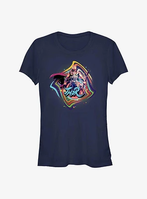Marvel Thor: Love and Thunder Groovy Thor Girls T-Shirt