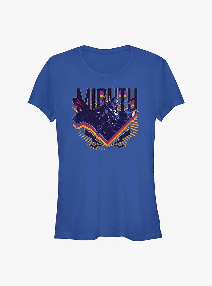 Marvel Thor: Love and Thunder Mighty Triangle Badge Girls T-Shirt