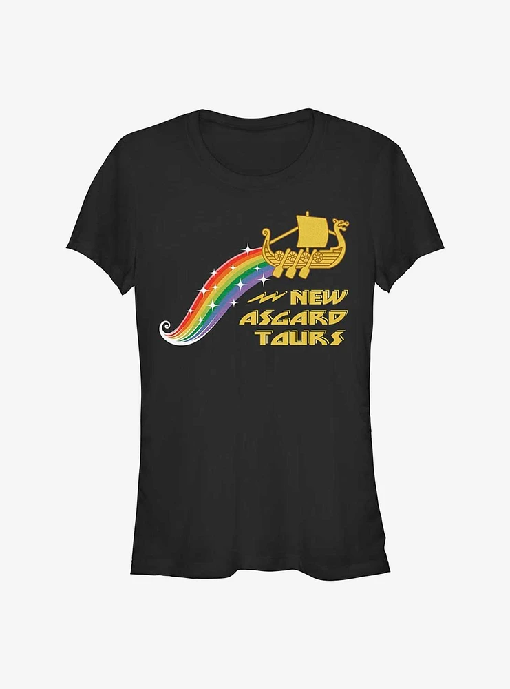 Marvel Thor: Love and Thunder Rainbow Tours Girls T-Shirt