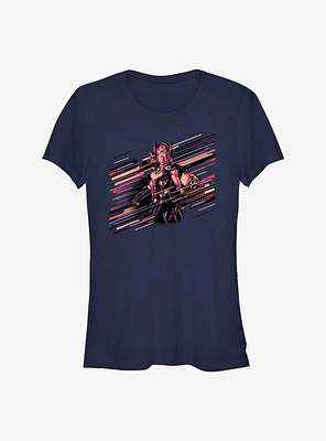 Marvel Thor: Love and Thunder Stripes Thor Girls T-Shirt