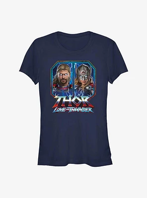 Marvel Thor: Love and Thunder Thor Portraits Box Up Girls T-Shirt