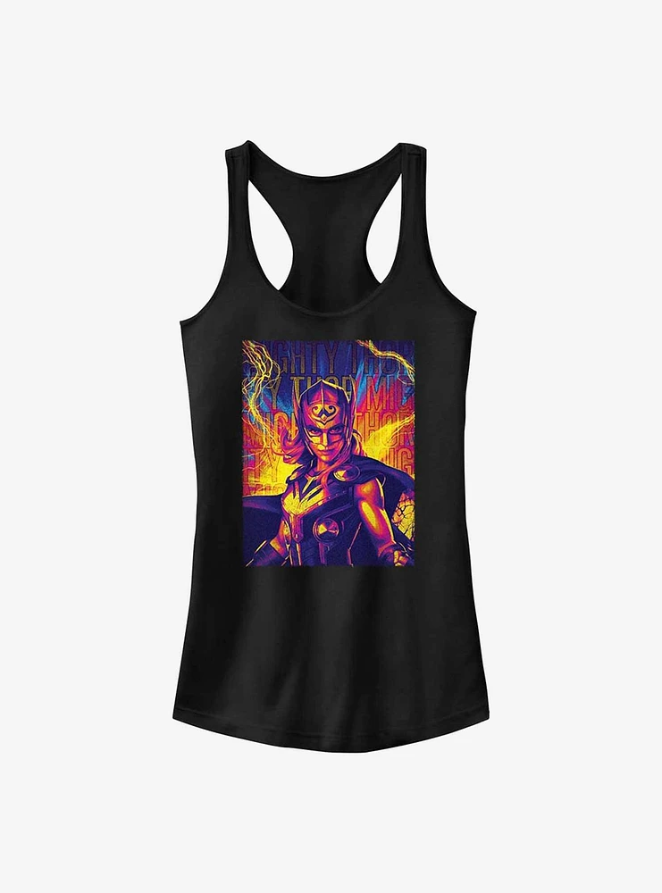 Marvel Thor: Love and Thunder Mighty Hero Lightning Girls Tank