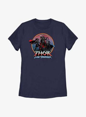 Marvel Thor: Love And Thunder Asgardians Circle Badge Womens T-Shirt