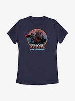 Marvel Thor: Love And Thunder Asgardians Circle Badge Womens T-Shirt