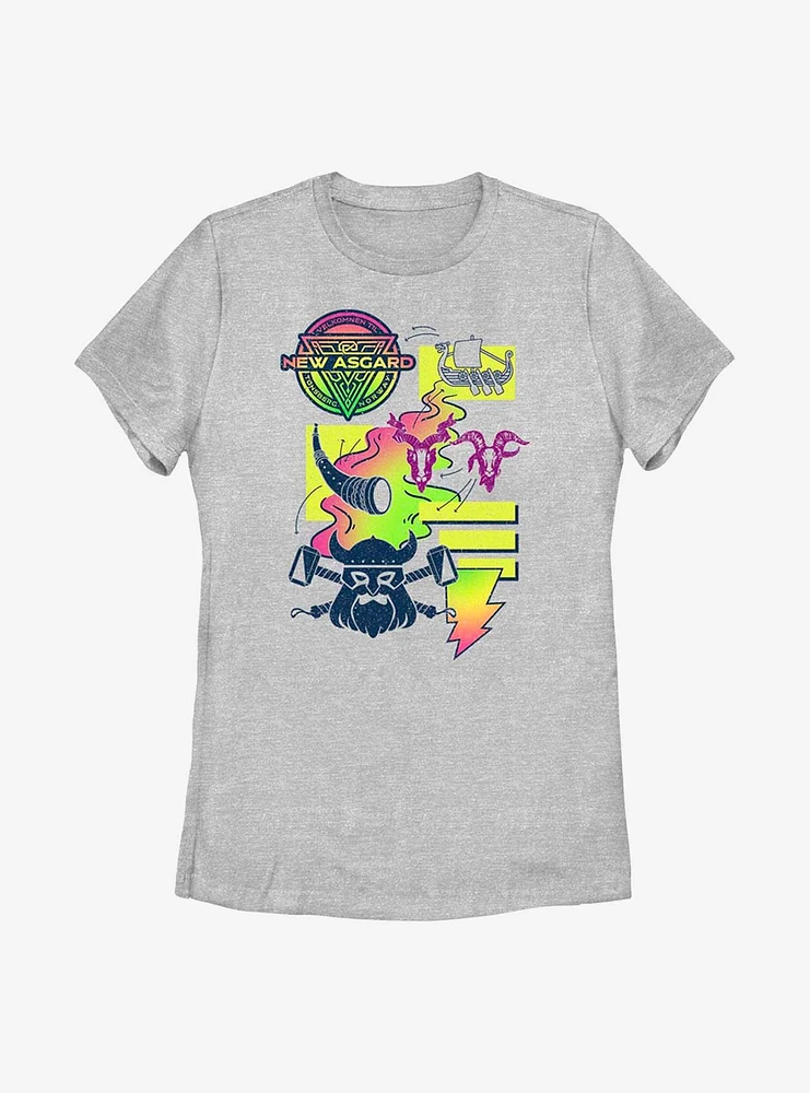 Marvel Thor: Love And Thunder New Asgard Icons Womens T-Shirt