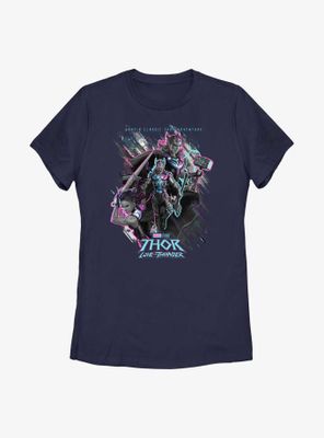 Marvel Thor: Love And Thunder Classic Adventure Womens T-Shirt