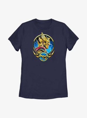 Marvel Thor: Love And Thunder Comic Circle Badge Womens T-Shirt