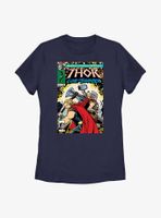 Marvel Thor: Love And Thunder Comic Cover Womens T-Shirt