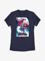 Marvel Thor: Love And Thunder Mighty Thor Comic Cover Womens T-Shirt