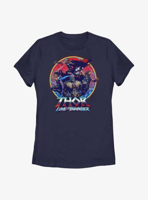 Marvel Thor: Love And Thunder Group Emblem Womens T-Shirt