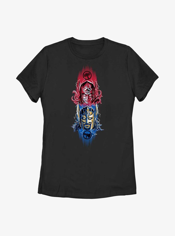 Marvel Thor: Love And Thunder Mighty Duo Womens T-Shirt