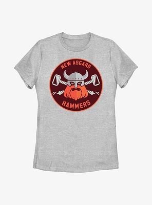 Marvel Thor: Love And Thunder Hammers Badge Womens T-Shirt