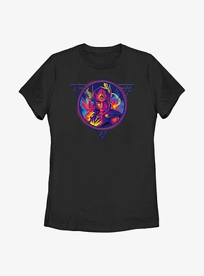 Marvel Thor: Love And Thunder Mighty Thor Portrait Badge Womens T-Shirt