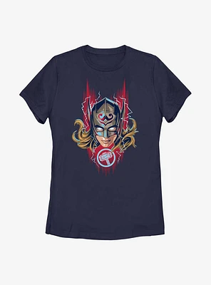 Marvel Thor: Love And Thunder Mighty Thor Helmet Womens T-Shirt