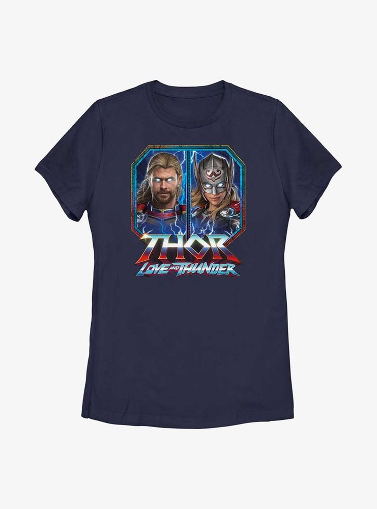 Marvel Thor: Love And Thunder Portraits Boxup Womens T-Shirt