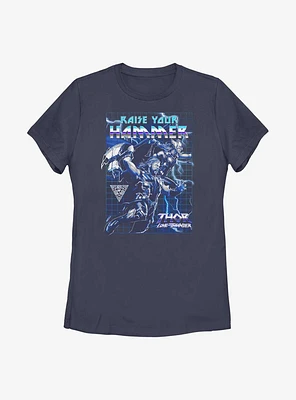 Marvel Thor: Love And Thunder Raise Your Hammer Womens T-Shirt