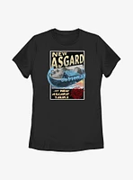 Marvel Thor: Love And Thunder New Asgard Destination Womens T-Shirt