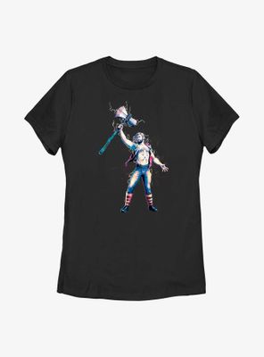 Marvel Thor: Love And Thunder Stormbreaker Salute Womens T-Shirt