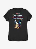 Marvel Thor: Love And Thunder Rainbow Goats Womens T-Shirt