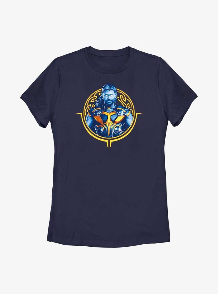 Marvel Thor: Love And Thunder Circle Badge Womens T-Shirt