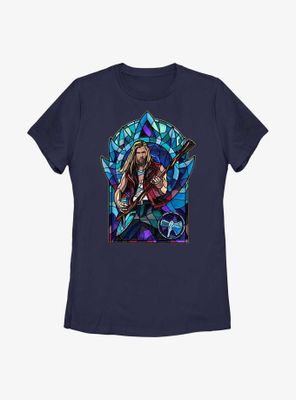 Marvel Thor: Love And Thunder Stained Glass Womens T-Shirt