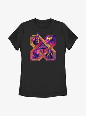 Marvel Thor: Love And Thunder X Lockup Womens T-Shirt