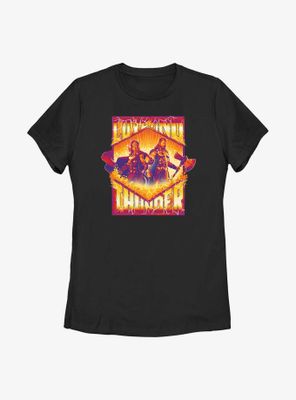 Marvel Thor: Love And Thunder Duo Badge Womens T-Shirt