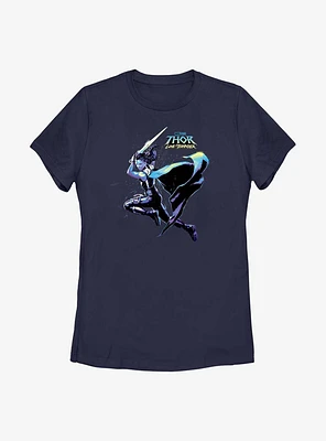 Marvel Thor: Love And Thunder Valkyrie Hero Shot Womens T-Shirt