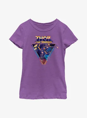 Marvel Thor: Love And Thunder Badge Youth Girls T-Shirt