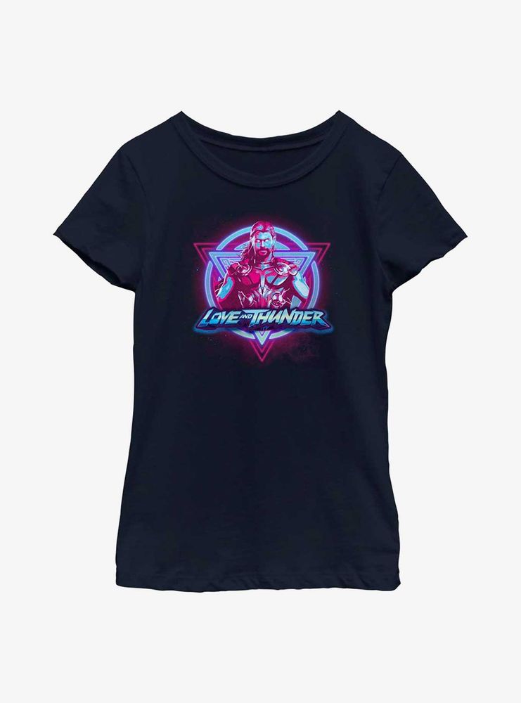 Marvel Thor: Love And Thunder Cosmic Badge Youth Girls T-Shirt