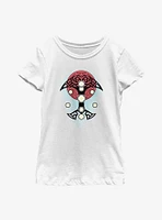 Marvel Thor: Love And Thunder Blue Splatter Cosplay Youth Girls T-Shirt