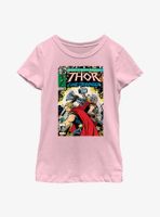 Marvel Thor: Love And Thunder Comic Cover Youth Girls T-Shirt