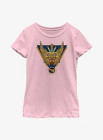 Marvel Thor: Love And Thunder Electric Triangle Badge Youth Girls T-Shirt