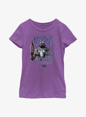 Marvel Thor: Love And Thunder Miek Knife Hands Youth Girls T-Shirt