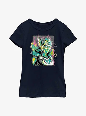 Marvel Thor: Love And Thunder Female Thor Pastel Youth Girls T-Shirt