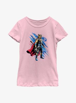 Marvel Thor: Love And Thunder Hero Thor Youth Girls T-Shirt