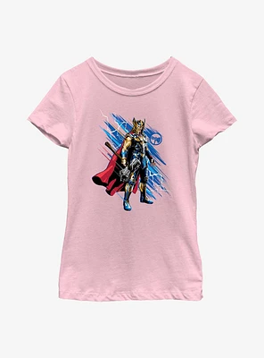 Marvel Thor: Love And Thunder Hero Thor Youth Girls T-Shirt