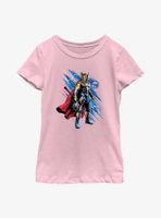 Marvel Thor: Love And Thunder Hero Thor Youth Girls T-Shirt