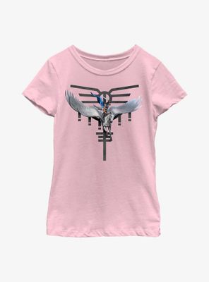 Marvel Thor: Love And Thunder Valkyrie Pegasus Youth Girls T-Shirt