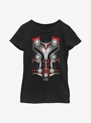 Marvel Thor: Love And Thunder Mighty Thor Costume Youth Girls T-Shirt