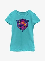 Marvel Thor: Love And Thunder Thor Portrait Badge Youth Girls T-Shirt