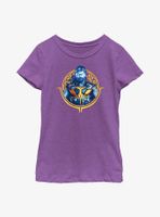 Marvel Thor: Love And Thunder Circle Badge Youth Girls T-Shirt