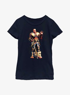 Marvel Thor: Love And Thunder Splatter Paint Korg Youth Girls T-Shirt